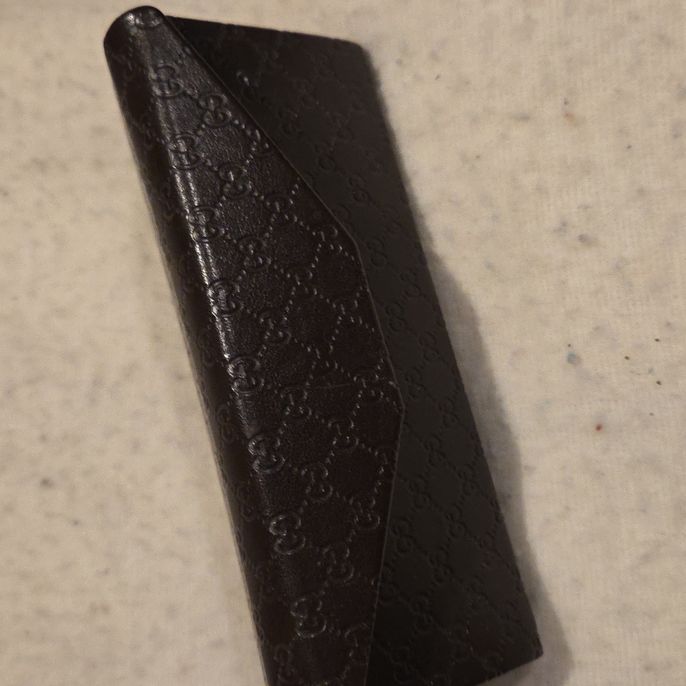 Gucci Dark Brown Monogram Eyewear Case - Picture 2 of 4